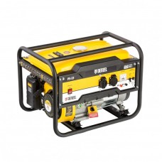 Генератор бензиновый PS-33, 3,3 кВт, 230В, 15л, ручной стартер// Denzel
